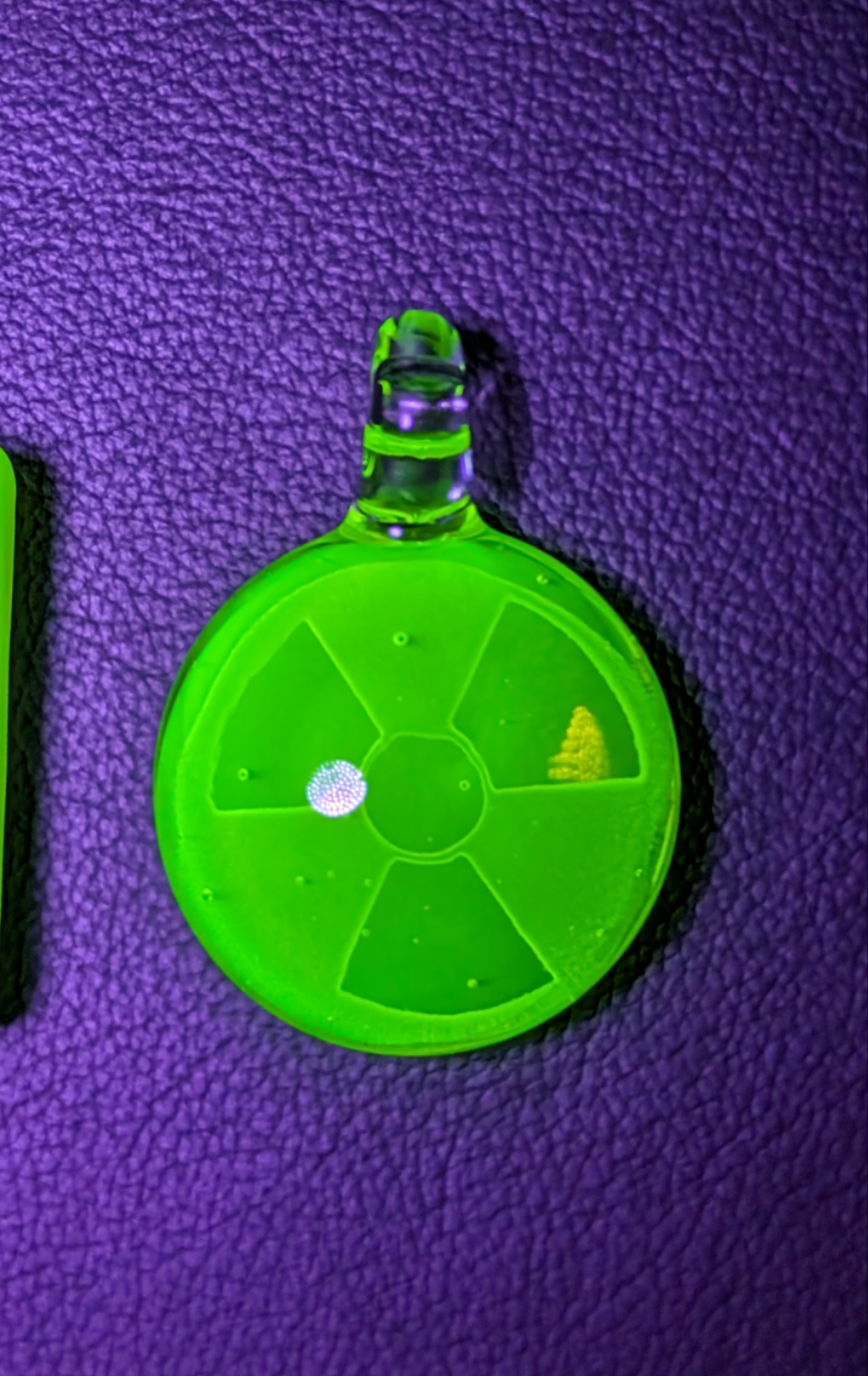 Radiation hazard pendant