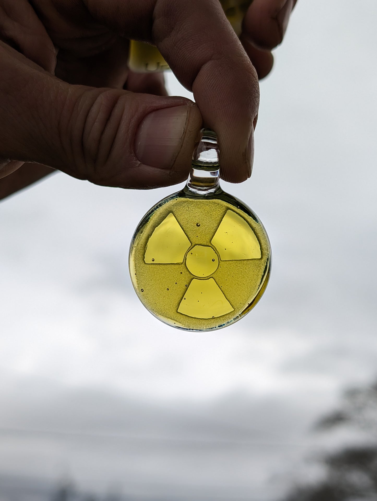 Radiation hazard pendant