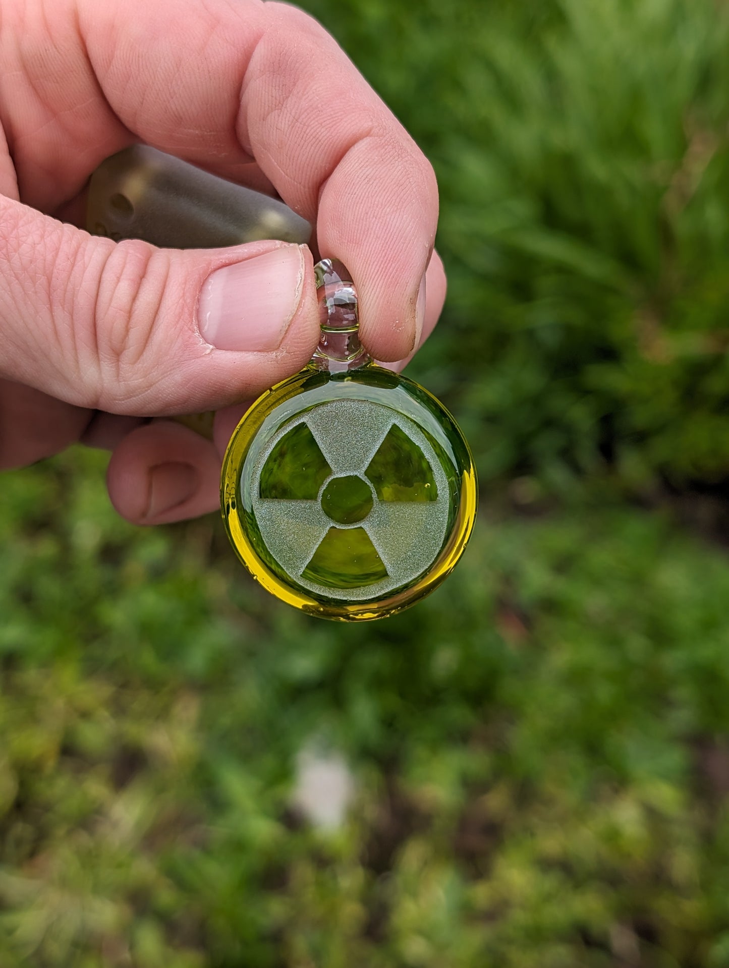 Radiation hazard pendant