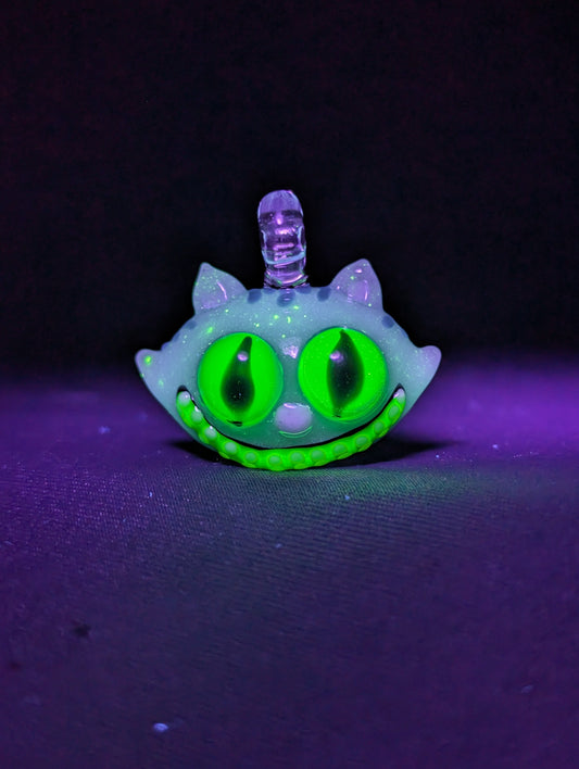 Glow in the dark Cheshire pendant